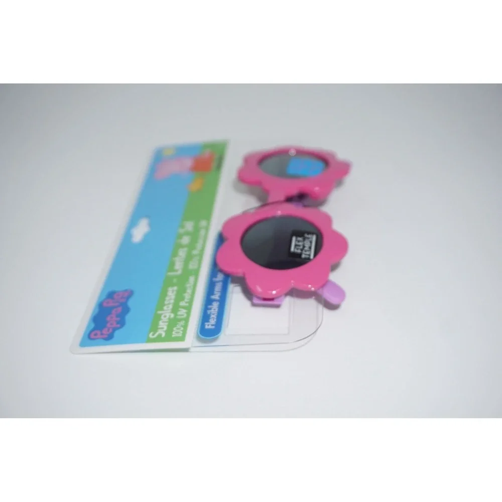 Peppa Pig Sunglasses Girls‎ One Size Pink Flower Frame Kids 100% UV Protection